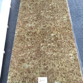 Il rivestimento UV del PVC dello strato a prova di fuoco del marmo, marmo decorativo del Faux mura lo strato del PVC
